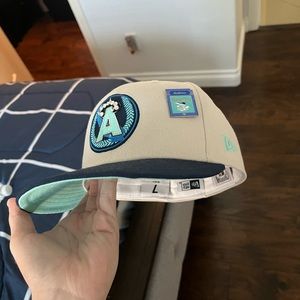 Size 7 California Angels custom hat New Era